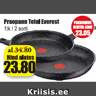 Allahindlus - Praepann Tefal Everest