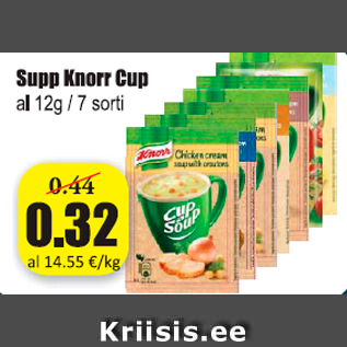 Allahindlus - Supp Knorr Cup