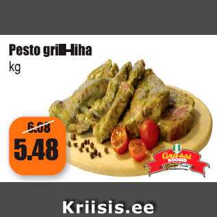 Allahindlus - Pesto grill-liha kg