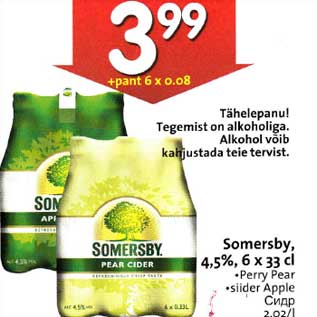 Allahindlus - Somersby,