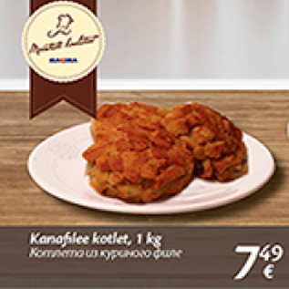 Allahindlus - Kanafilee kotlet, 1 kg