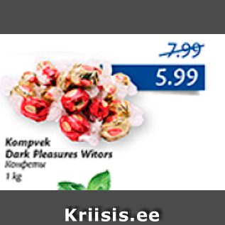 Allahindlus - Kompvek Dark Pleasures Witors 1 kg