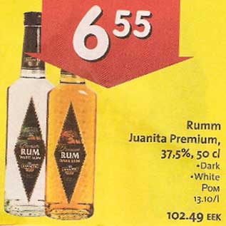 Allahindlus - Rumm Juanita Premium