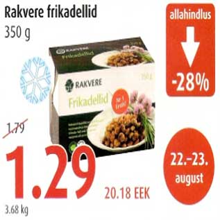 Allahindlus - Rakvere frikadellid