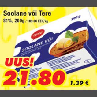 Allahindlus - Soolane või Tere