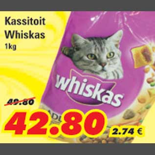 Allahindlus - Kassitoit Whiskas