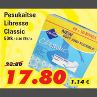 Allahindlus - Pesukaitse Libresse Classic