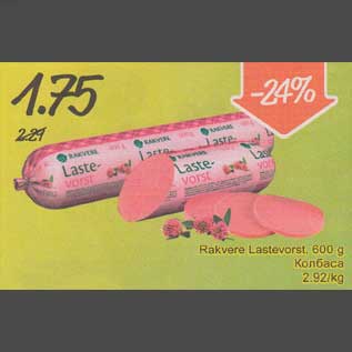 Allahindlus - Rаkvеrе Lastevorst, 600 g