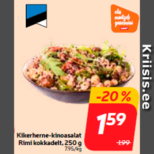 Allahindlus - Kikerherne-kinoasalat Rimi kokkadelt, 250 g