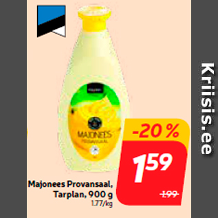 Allahindlus - Majonees Provansaal, Tarplan, 900 g