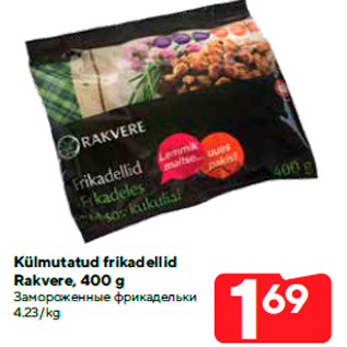 Allahindlus - Külmutatud frikadellid Rakvere, 400 g