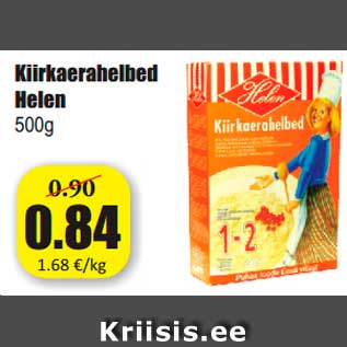 Скидка - Мгновенные овсяные хлопья Helen 500 г