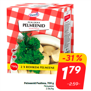 Allahindlus - Pelmeenid Pealinna, 700 g