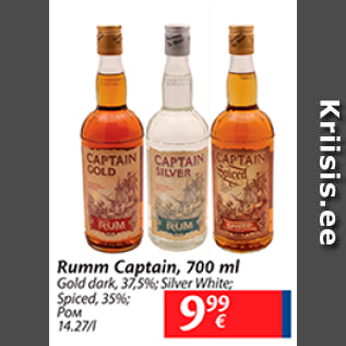 Allahindlus - Rumm Captain, 700 ml