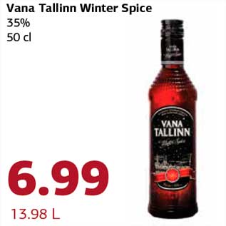 Allahindlus - Vana Tallinn Winter Spice 35% 50 cl