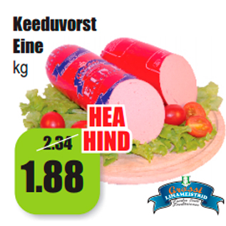 Allahindlus - Keeduvorst Eine kg