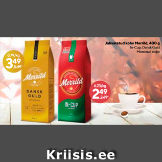 Allahindlus - Jahvatatud kohv-Merrild, 400 g
