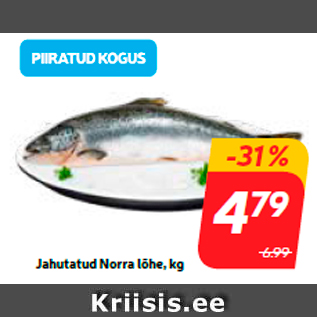 Скидка - Охлажденный норвежский лосось, кг