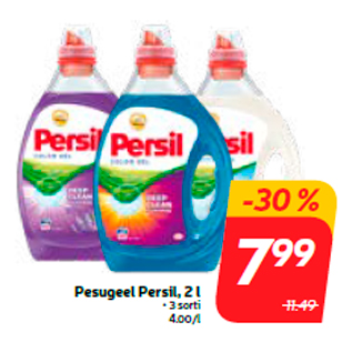 Allahindlus - Pesugeel Persil, 2 l