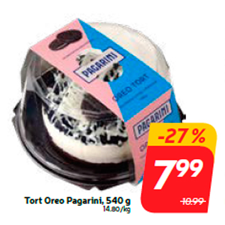 Allahindlus - Tort Oreo Pagarini, 540 g