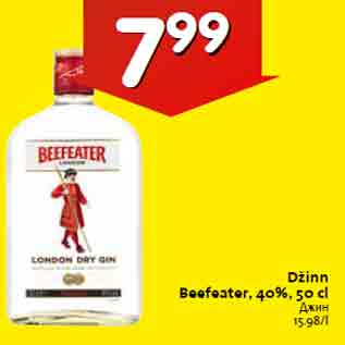 Allahindlus - Džinn Beefeater