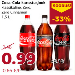 Allahindlus - Coca-Cola karastusjook