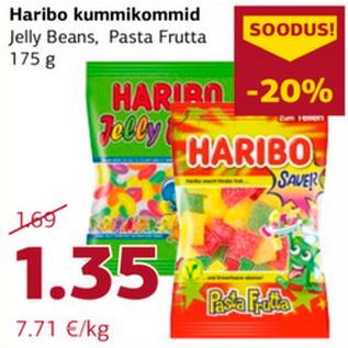 Allahindlus - Haribo kummikommid