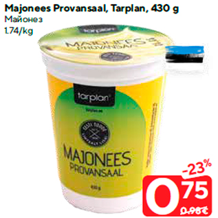 Allahindlus - Majonees Provansaal, Tarplan, 430 g