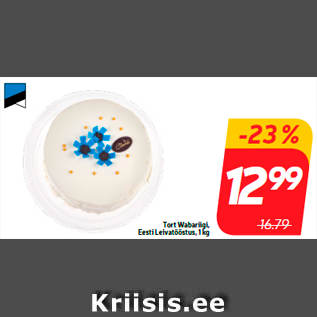Allahindlus - Tort Wabariigi, Eesti Leivatööstus, 1 kg