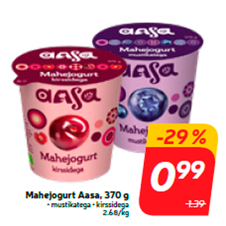 Allahindlus - Mahejogurt Aasa, 370 g