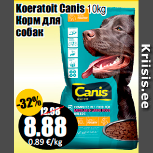 Allahindlus - Koeratoit Canis 10kg