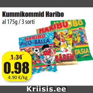 Скидка - Жевательный мармелад Haribo