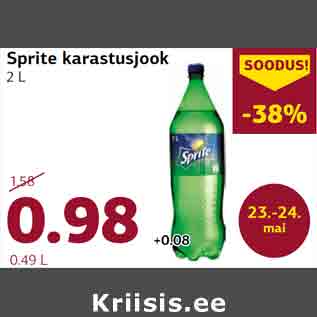 Allahindlus - Sprite karastusjook 2 L