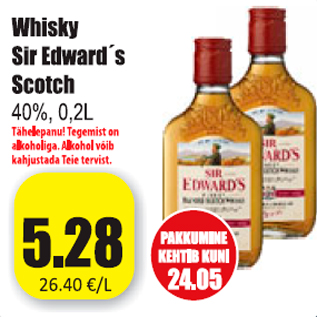 Allahindlus - Whisky Sir Edward´s Scotch