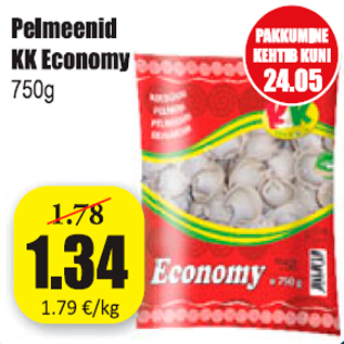 Скидка - Пельмени KK Economy 750 г