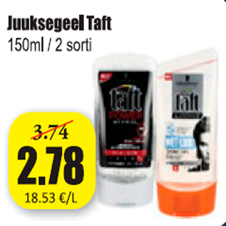 Скидка - Гель для волос Taft