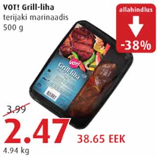 Allahindlus - Vot! Grill-liha