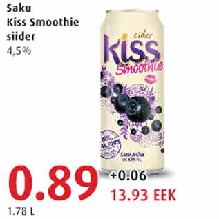 Allahindlus - Saku Kiss Smoothie siider