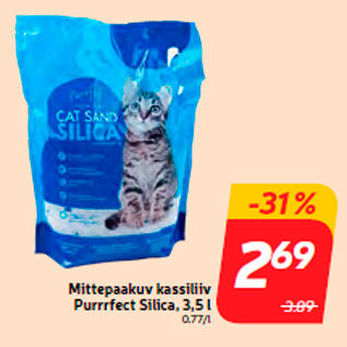 Allahindlus - Mittepaakuv kassiliiv Purrrfect Silica, 3,5 l