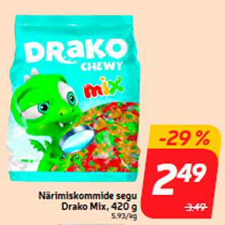 Allahindlus - Närimiskommide segu Drako Mix, 420 g