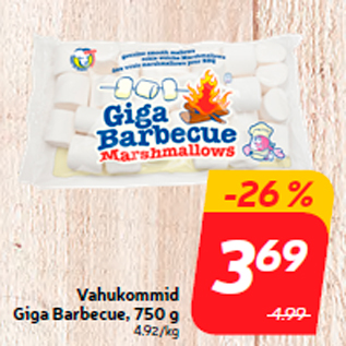 Allahindlus - Vahukommid Giga Barbecue, 750 g