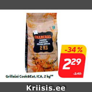 Allahindlus - Grillsüsi Cook&Eat, ICA, 2 kg**