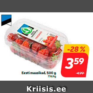 Allahindlus - Eesti maasikad, 500 g