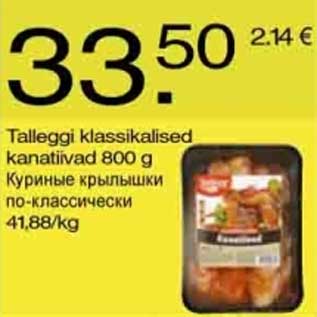 Скидка - Куриные крылышки по-классически