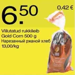 Allahindlus - Viilutatud rukkileib Gold Corn