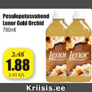 Allahindlus - Pesuloputusvahend Lenor Gold Orchid 780 g