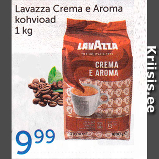 Allahindlus - Lavazza Crema e Aroma kohvioad 1 kg