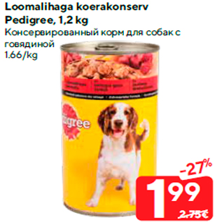 Скидка - Консервированный корм для собак с говядиной