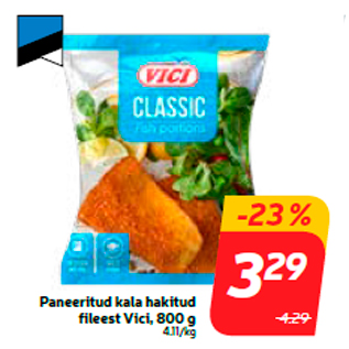 Скидка - Рыбное филе в панировке Vici, 800 г