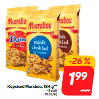 Скидка - Печенье Marabou, 184 г **